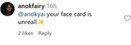 Fans reaction to the Alien Extraintense fragrance photoshoot (Image via Instagram/ @anokfairy)